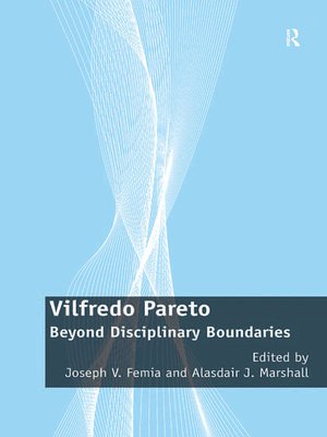 cover image of Vilfredo Pareto